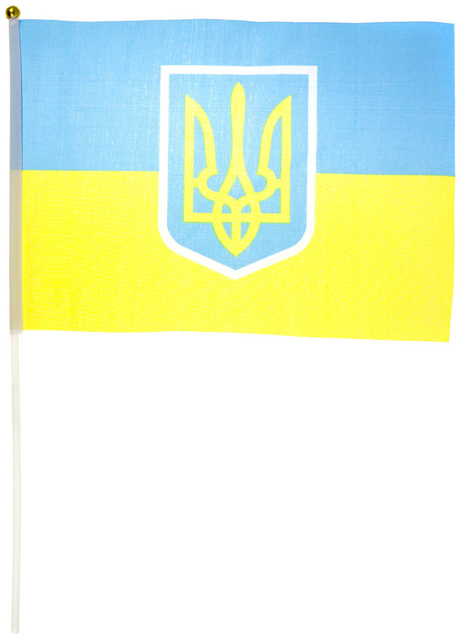 

Прапор України з тризубом 20х30см(12)(2400)