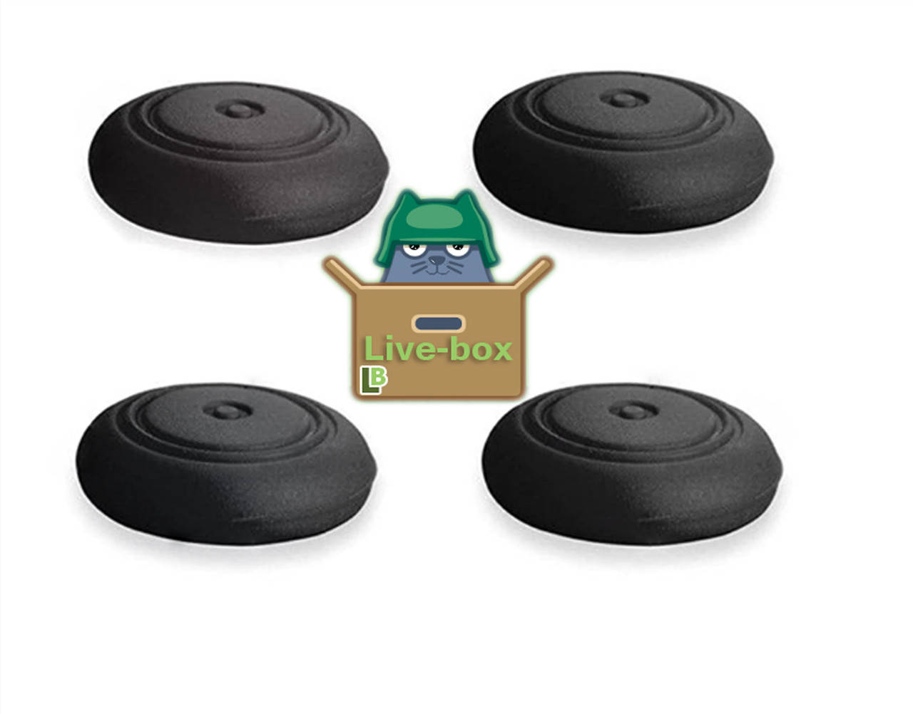 

Накладки на аналоговые стики joy-con Nintendo Switch Черный