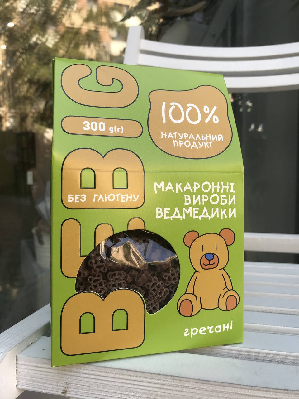 

Макароны «Гречневые фигурные» без глютена, BeBig 300г