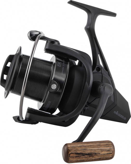 

Катушка Okuma 8K FD 5+1bb большая мощная карповая класика, Черный