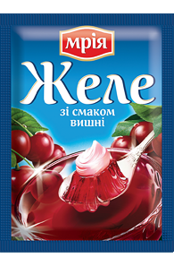

Желе вишневое на желатине 90г ТМ "Мрія"