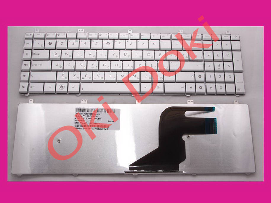 

Клавиатура Asus 04GN5F1KRU00 MP-11A13SU69203 N55Sf N55Sl N75S N75Sf N75Sl