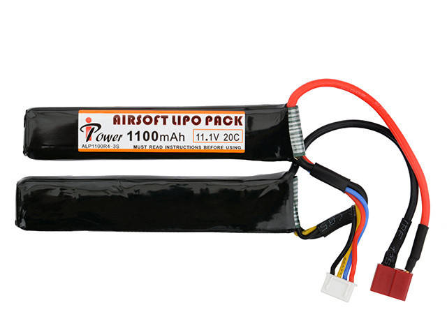 

Аккумулятор Li-Po 1100mAh 11,1V 20C - Deans [IPower] (для страйкбола)