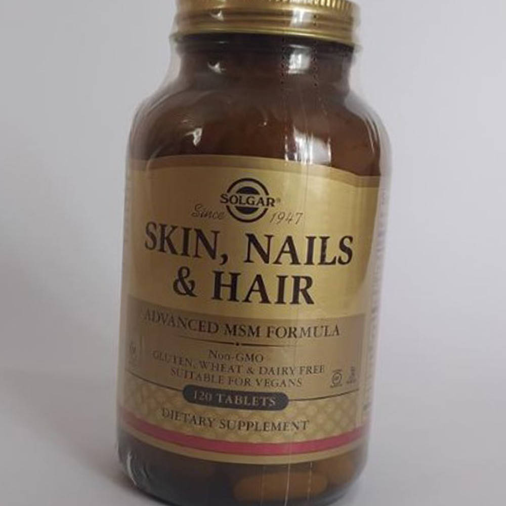 

Витамины для волос кожи и ногтей Солгар Solgar Skin Nails & Hair 120 таб