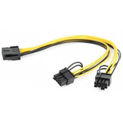 

Кабель питания CPU 8 пин на PCI express 2 х 6+2 пин Cablexpert (CC-PSU-85)