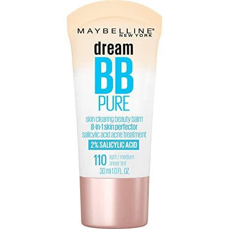 

Maybelline Dream Pure Skin Clearing BB Cream, 8-в-1 косметический бальзам для совершенствования кожи 30 мл