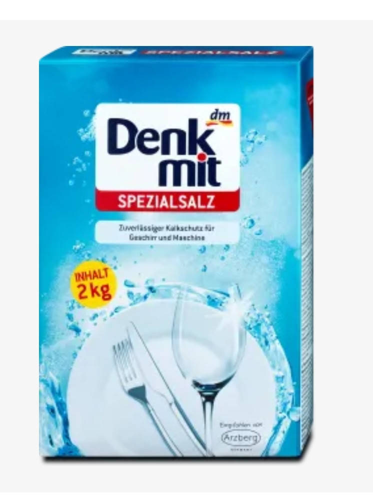 

Denkmit Spezialsalz Соль для посудомоечной машины 2 кг.