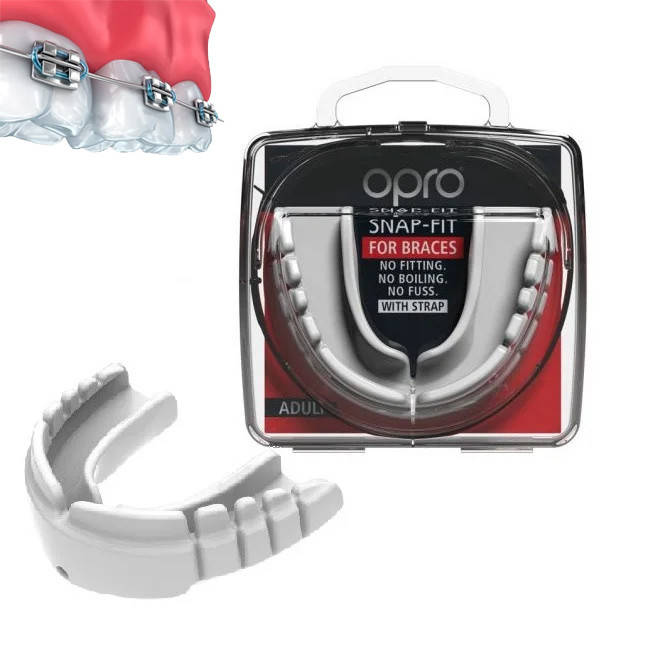 

Капа OPRO Snap-Fit FOR BRACES White (art.002318004)
