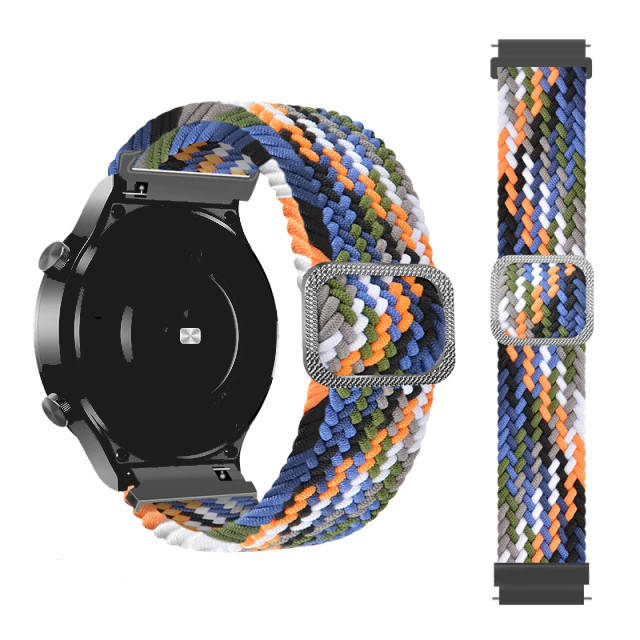 

Ремешок для Amazfit GTR 47mm плетенные solo loop разноцветный