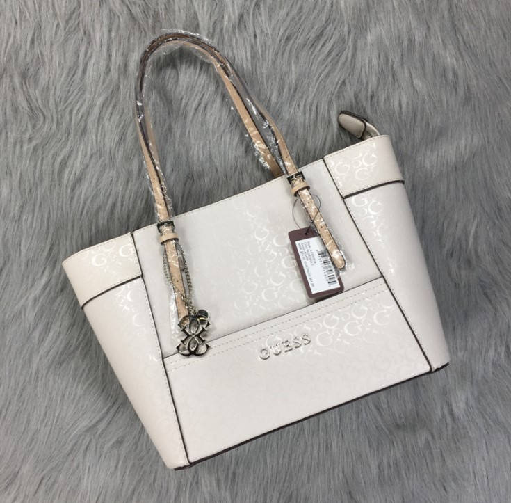 

Женская сумка Guess (4424) бежевая, Бежевый