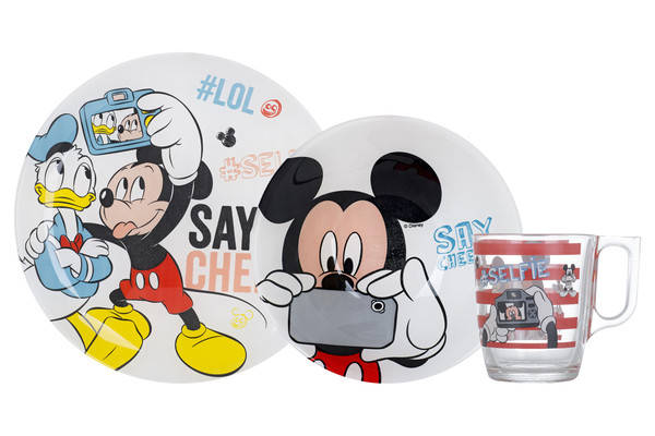 

Disney Party Mickey Набор для детей - 3 пр Luminarc N5278, Разные цвета