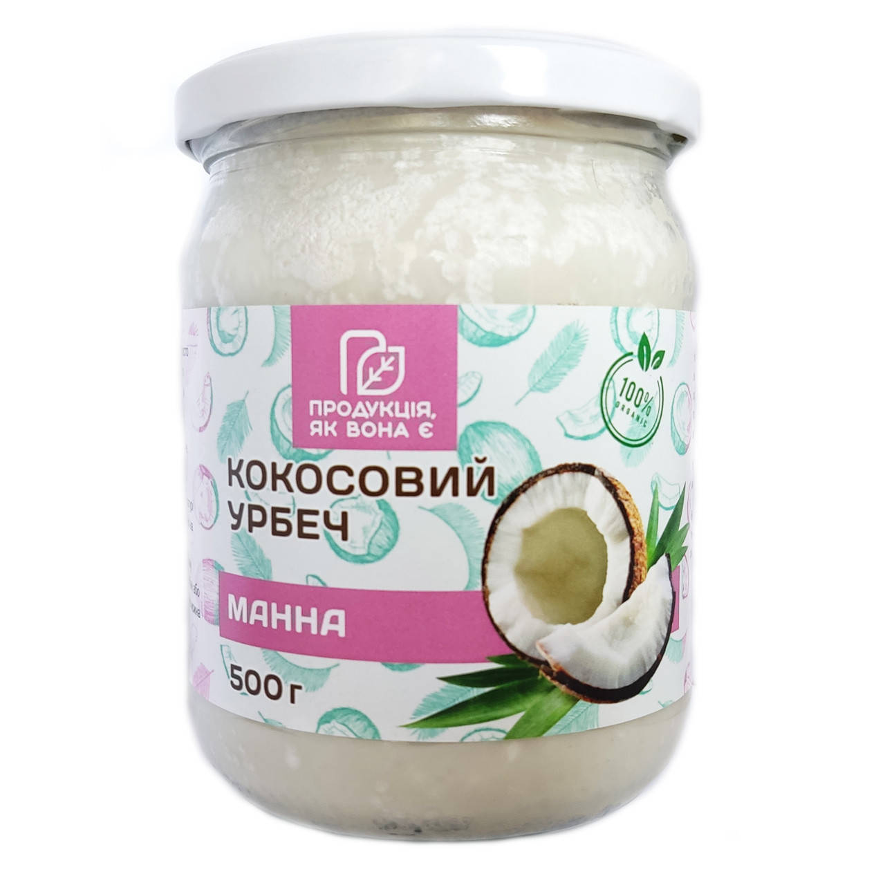 

Кокосовый Урбеч, Манна, 500г