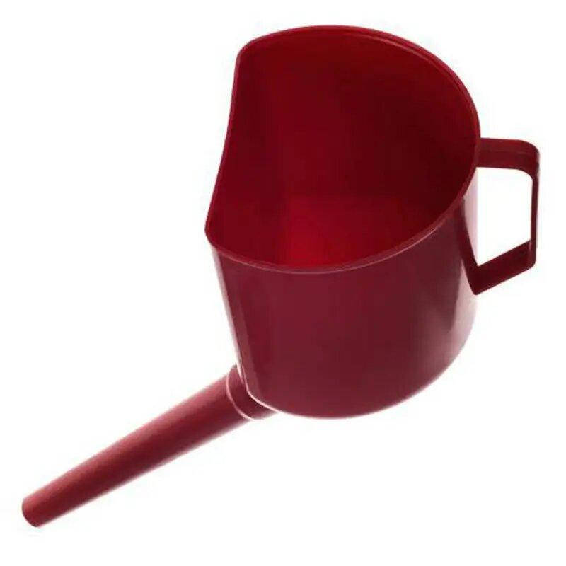 

Лейка автомобильная пластик из двух частей с сеткой красная