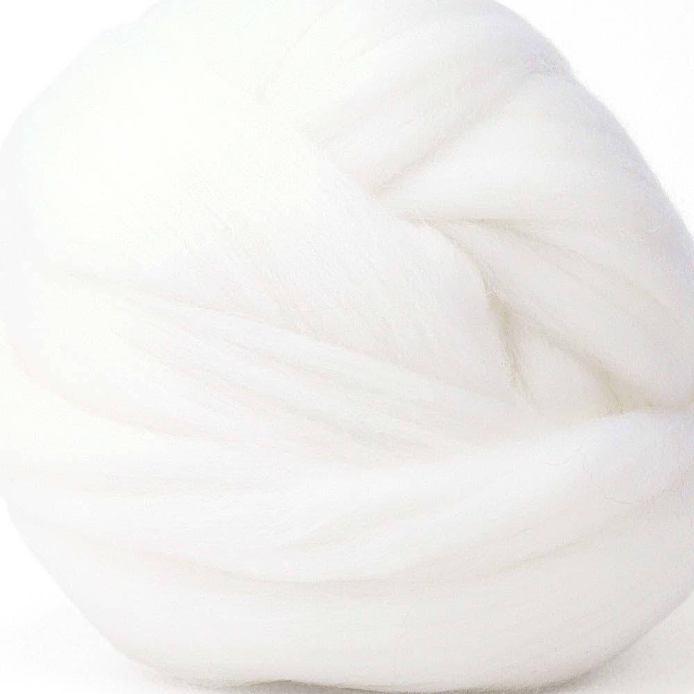 

Шерсть для валяния в ленте. Меринос, 18 микрон. Италия. Упаковка 10 грамм. № 010, Белый