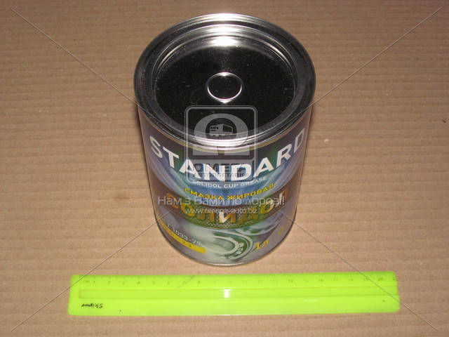 

Смазка Солидол Standart банка 0,8кг 1л ДК