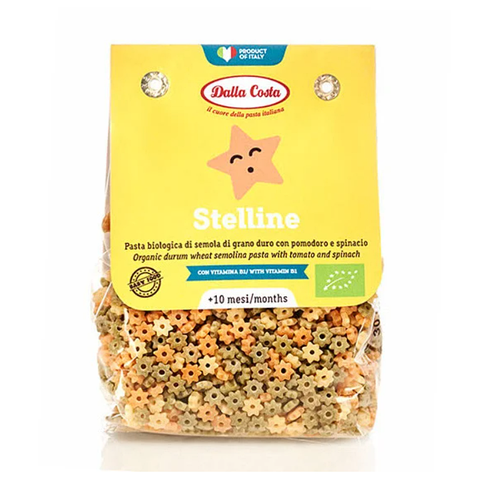 

Макароны детские DALLA COSTA BIO, Baby Stelline tricolor 200 г