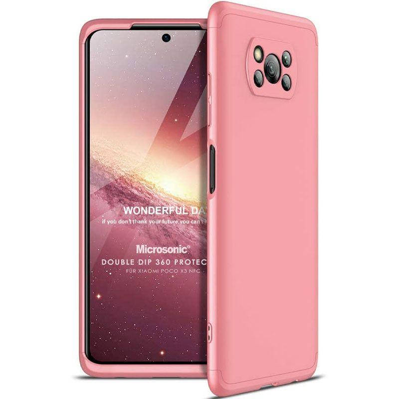 

Чехол 1TOUCH GKK LikGus 360 градусов (opp) для Xiaomi Poco X3 NFC, Poco X3 Pro Розовый / Rose Gold