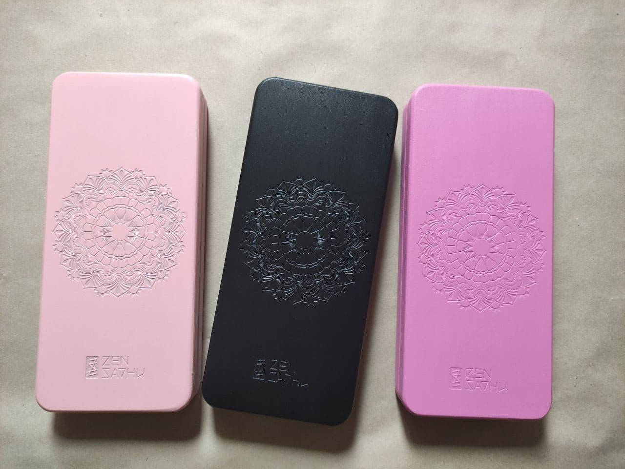 

Йога Доска с гвоздями складная ZenSadhu розовая фактура + лак медитация доска Садху роза, Красный