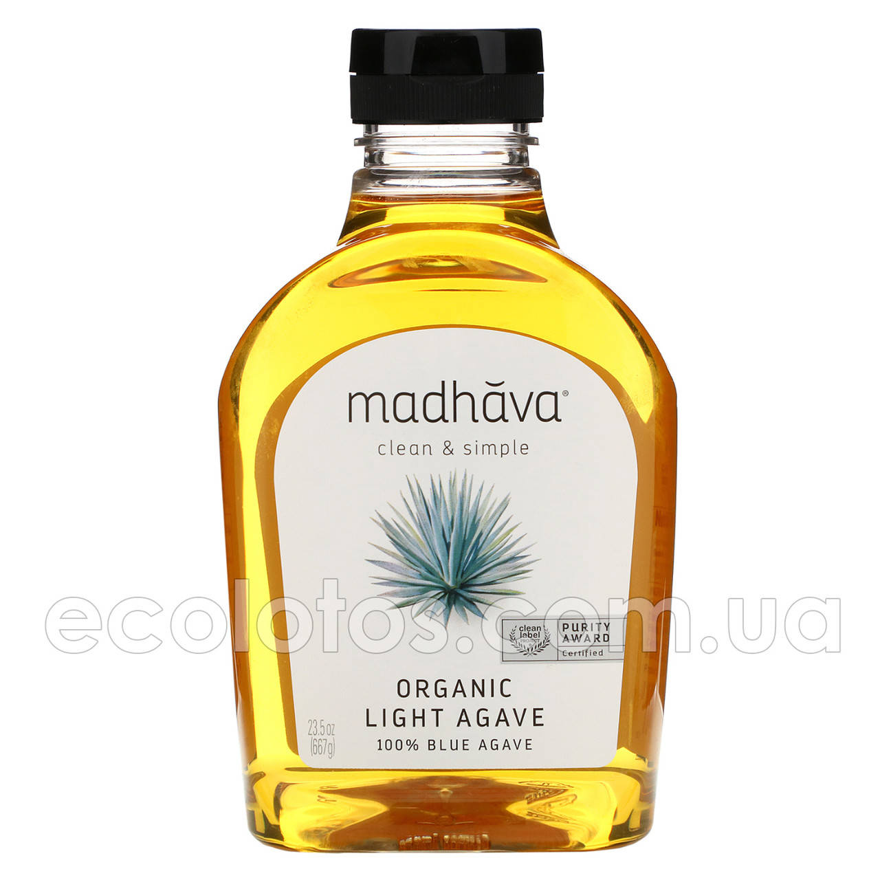 

Сироп агавы "Madhava" светлый 667 г