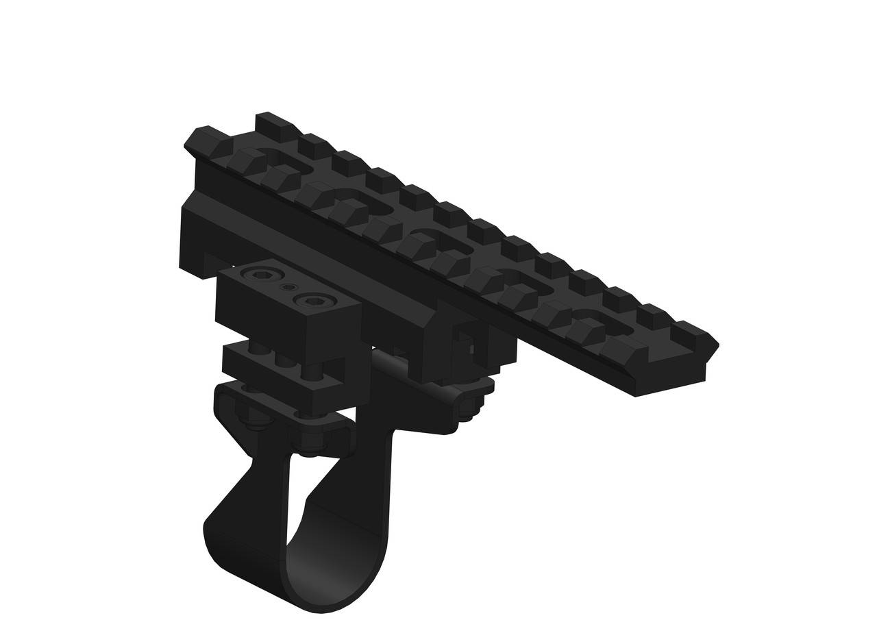 

Планка пикатинни АК47, АК74 установки оптики 130mm "Скорпион" (центральная) на АК, РПК Picatinny Weaver rail