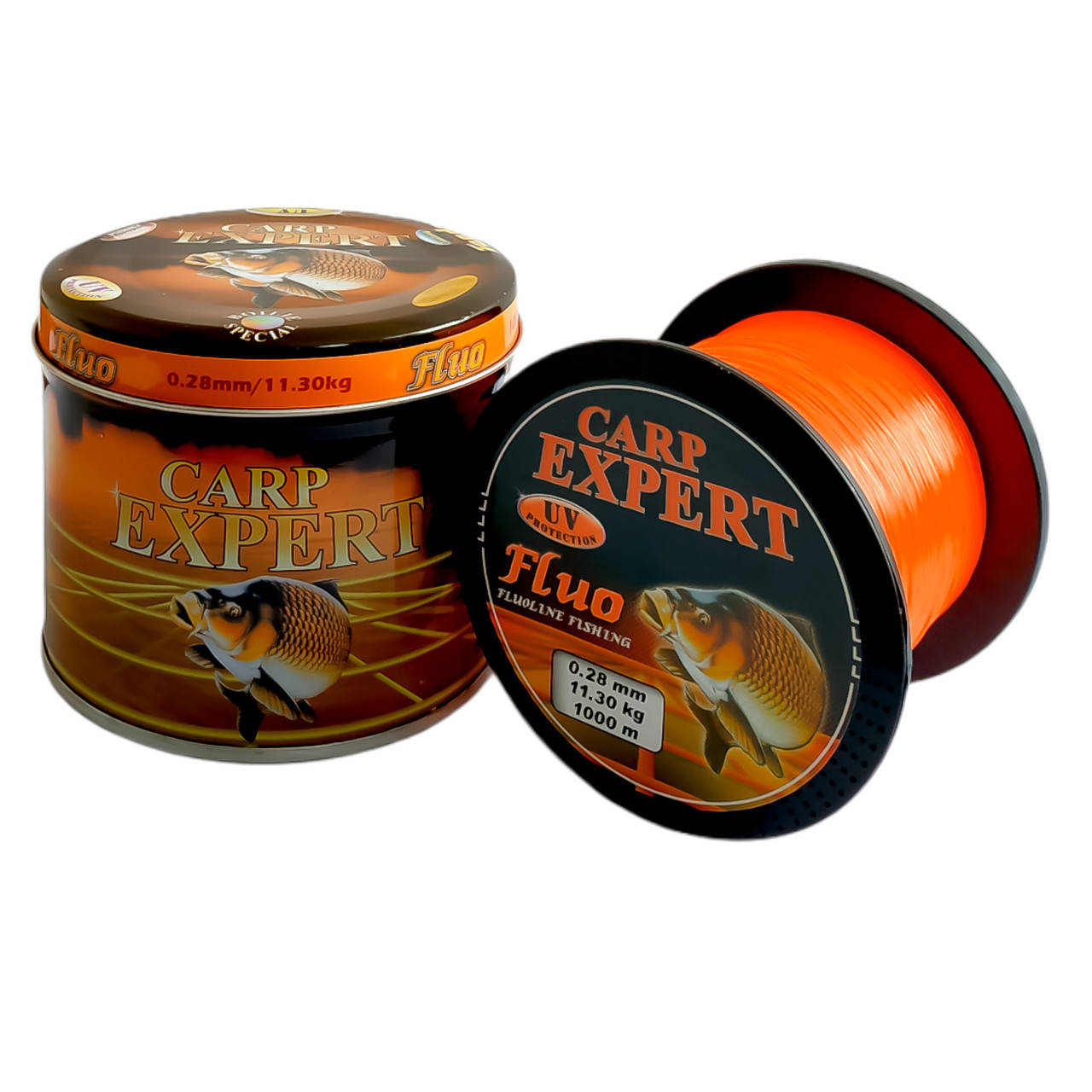 

Леска карповая Energofish Carp Expert UV Fluo Orange 1000м 0.32, Оранжевый