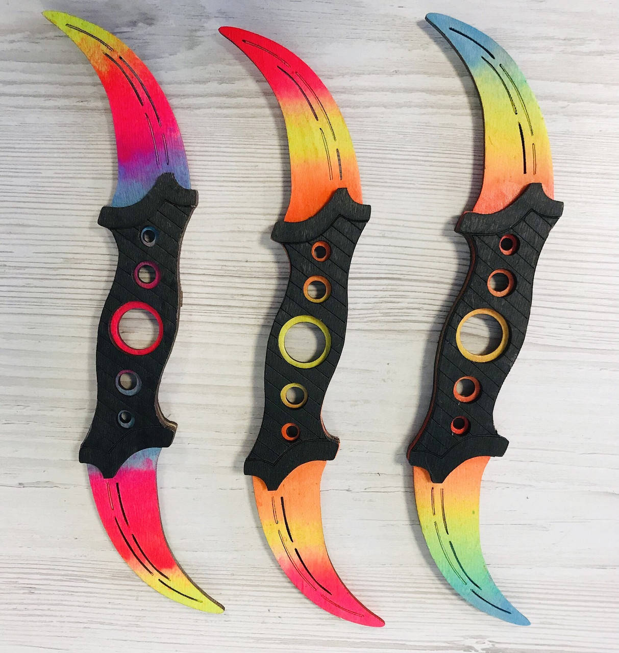 

Нож керамбит двойной