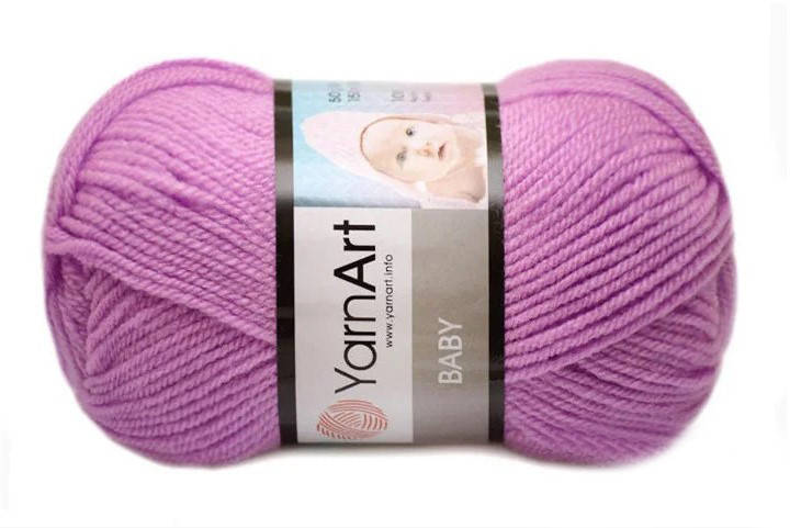 

YarnArt Baby, Роза №635, Сиреневый