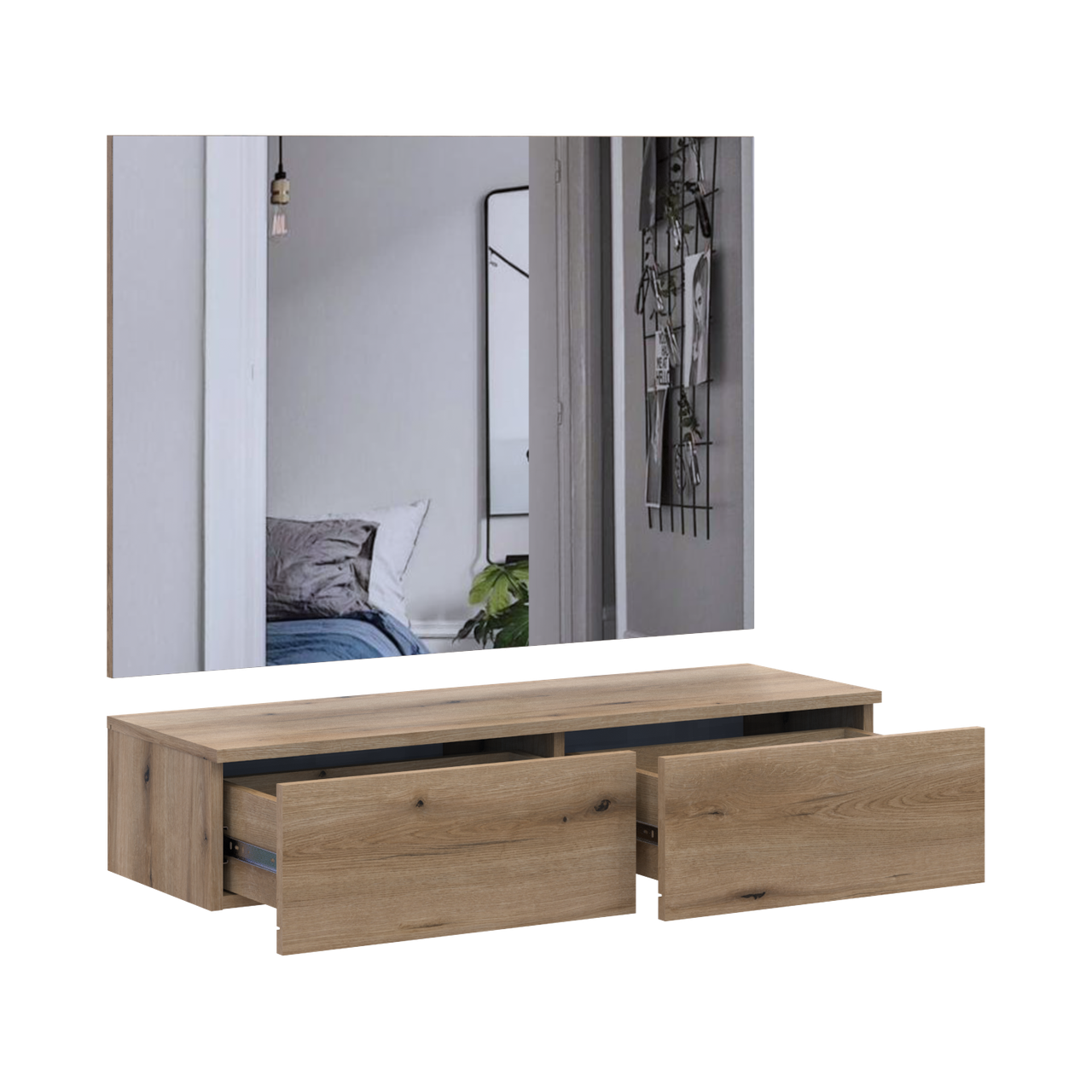 Комплект меблів Doros Левія + дзеркало Дуб Евок 100х32х100 (42005239) 6