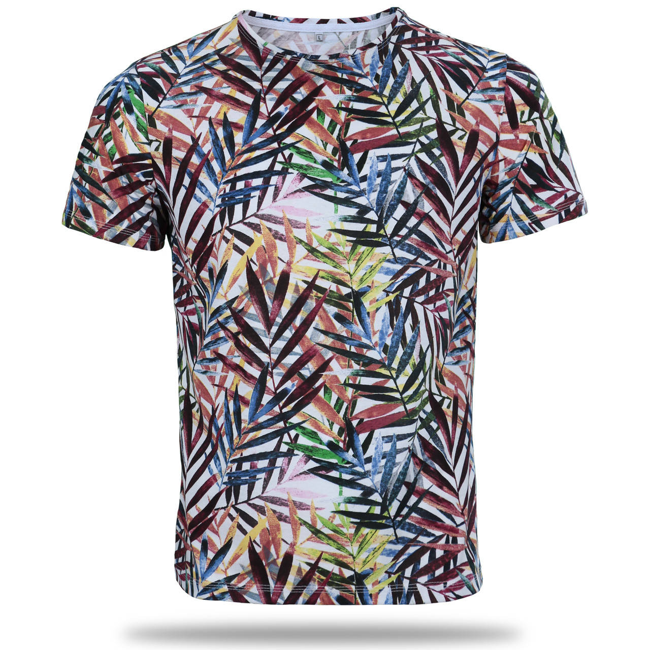 

Футболка белая HOPE с рис листья WHT L(Р) 22-804-020