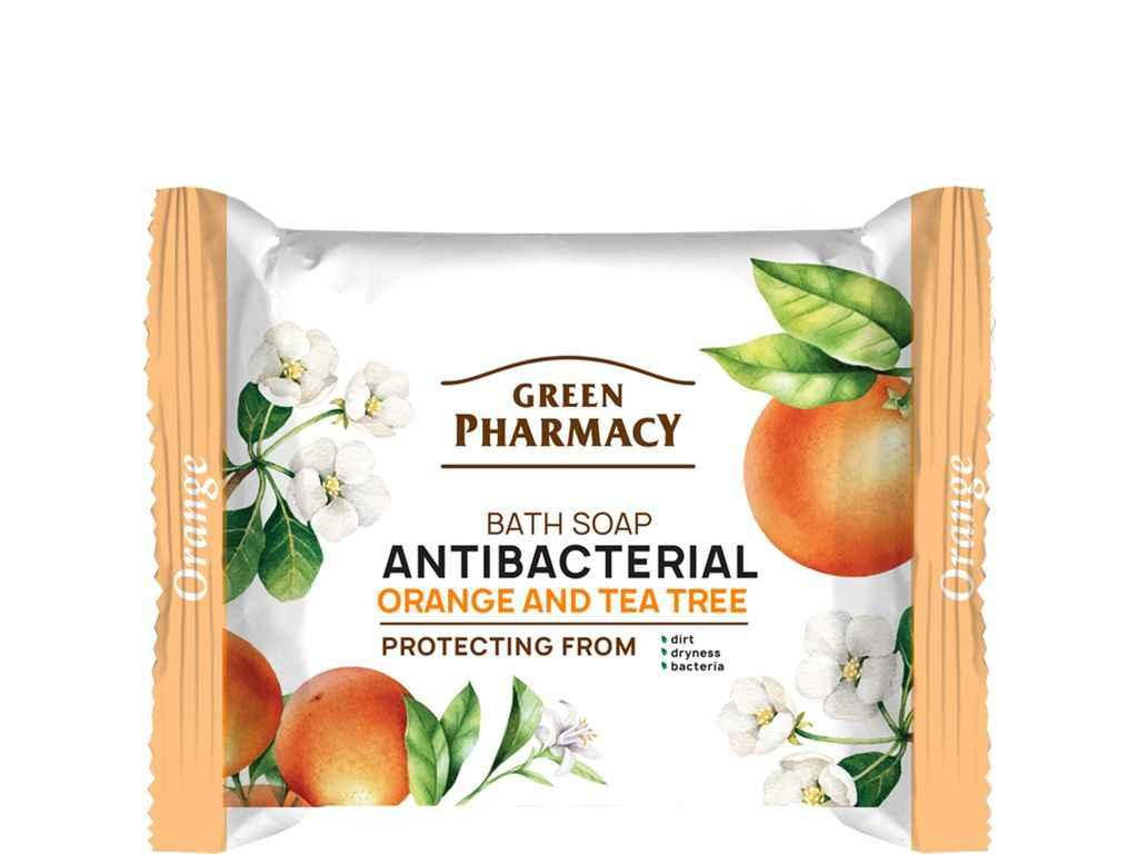 

Мило Антибак Апельсин та чайне дерево 100г ТМ GREEN PHARMACY