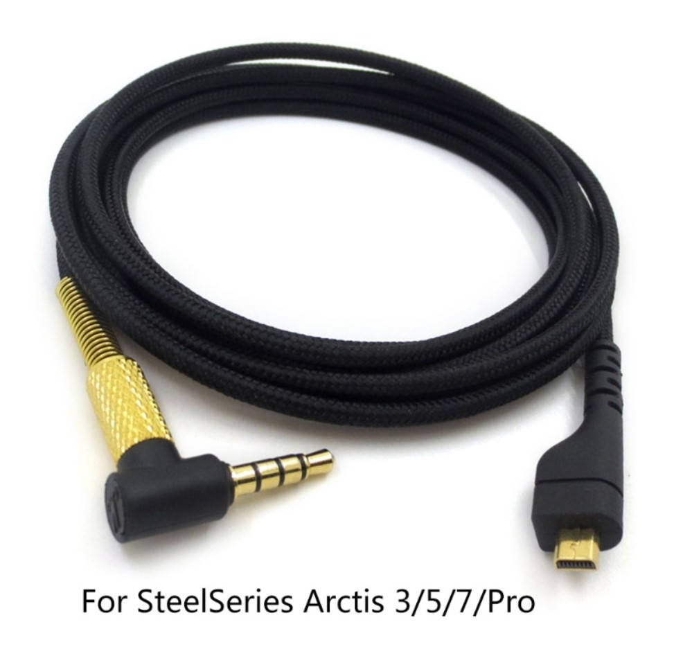 

Кабель провод для наушников SteelSeries Arctis 3 5 7 Pro Wireless RAW Длина: 1.2м