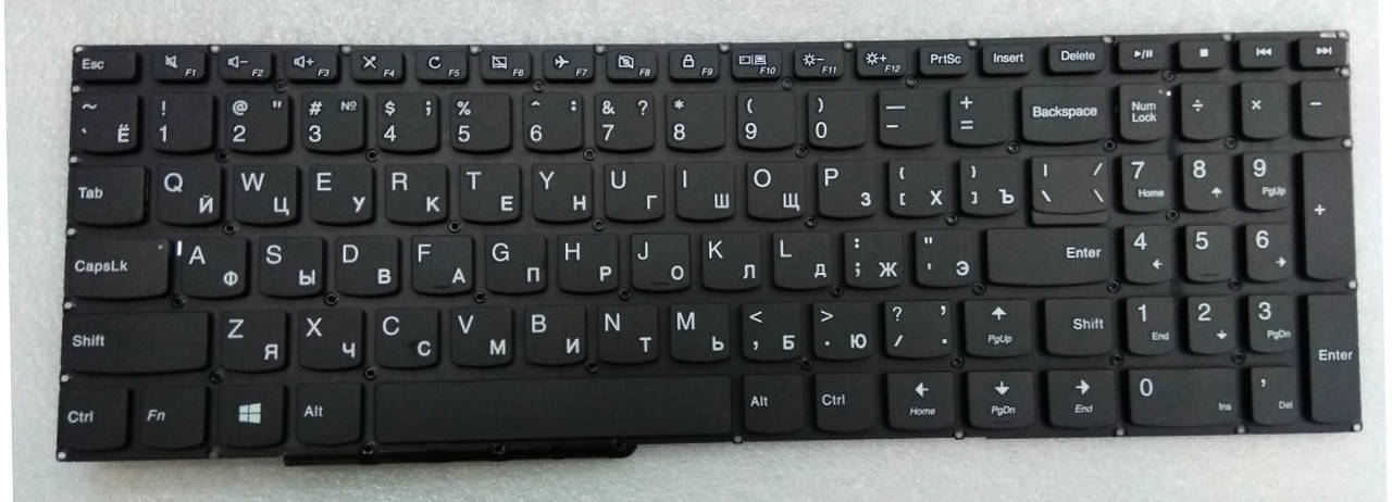 

Клавиатура LENOVO IdeaPad 510-15ISK 310-15ABR 310-15IKB, Черный