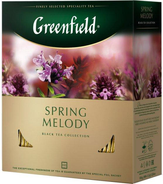 

Чай черный с чабрецом Greenfield Spring Melody 100 пакетиков