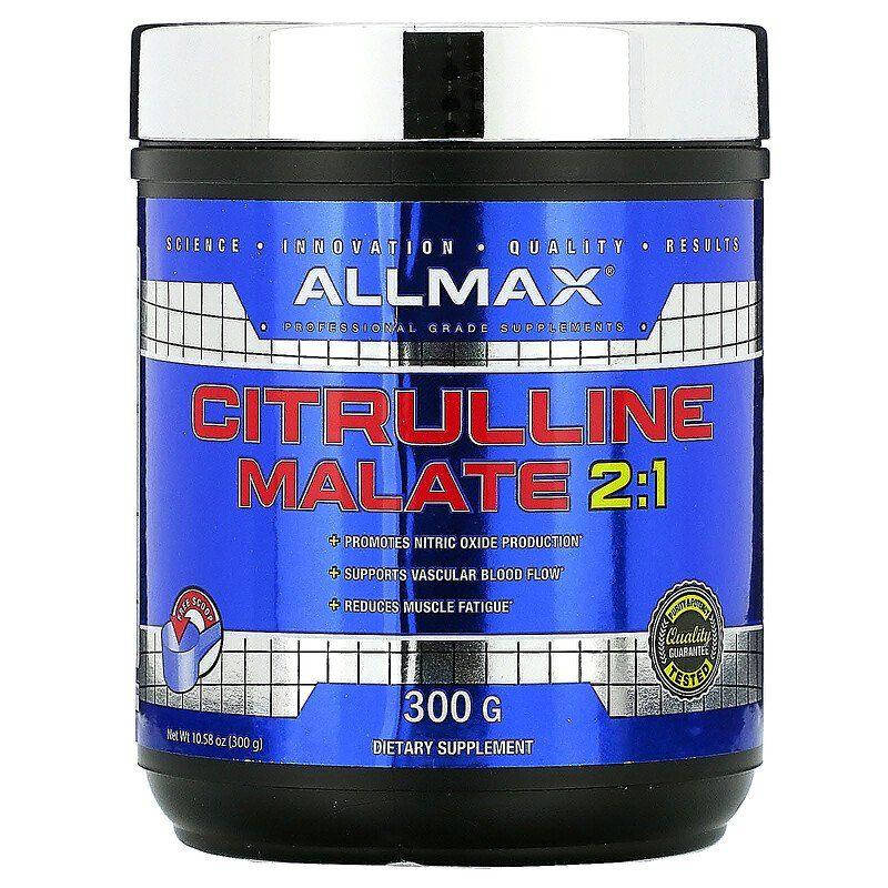 

Цитрулін малат, Allmax citrulline malate 2:1, 300г