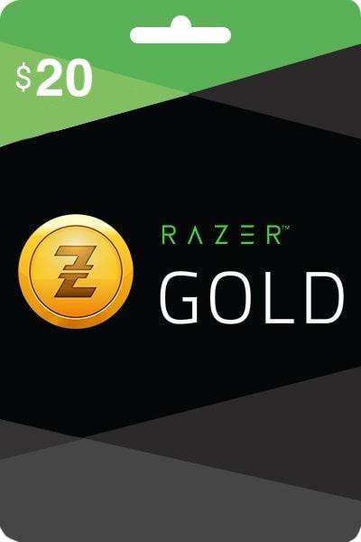 

Карта оплаты RAZER GOLD 20$ CARD карта пополнения счета