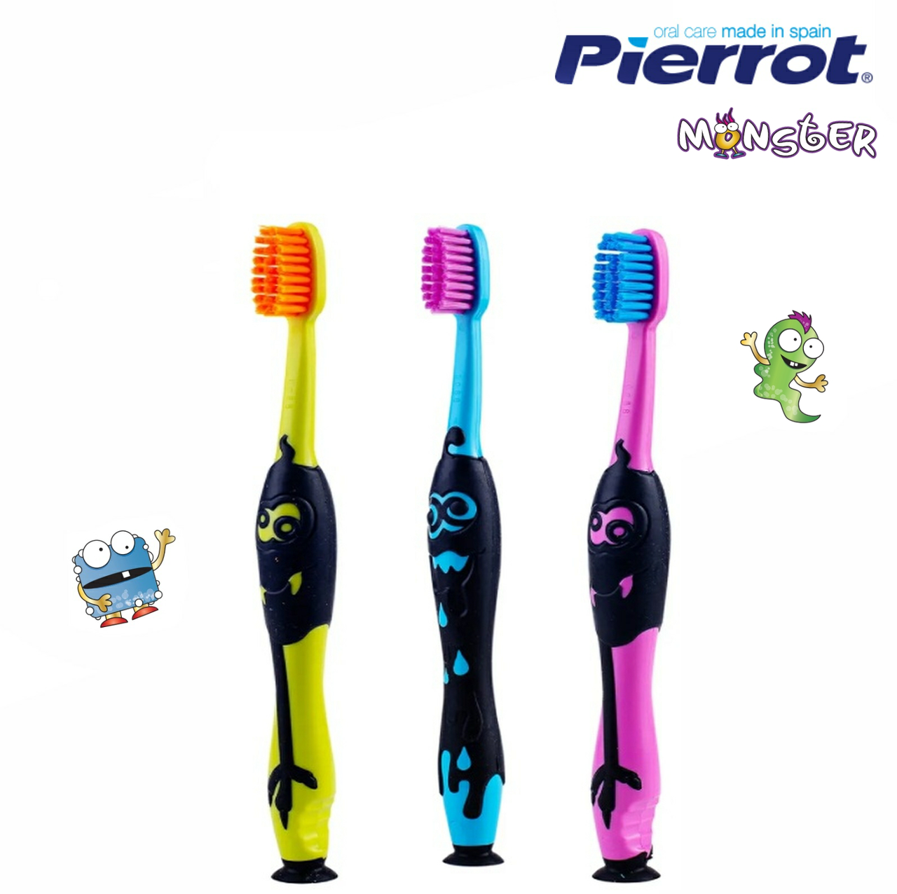 

Детская зубная щетка Pierrot Kids Monster (от 2-8 лет) монстер 1 шт