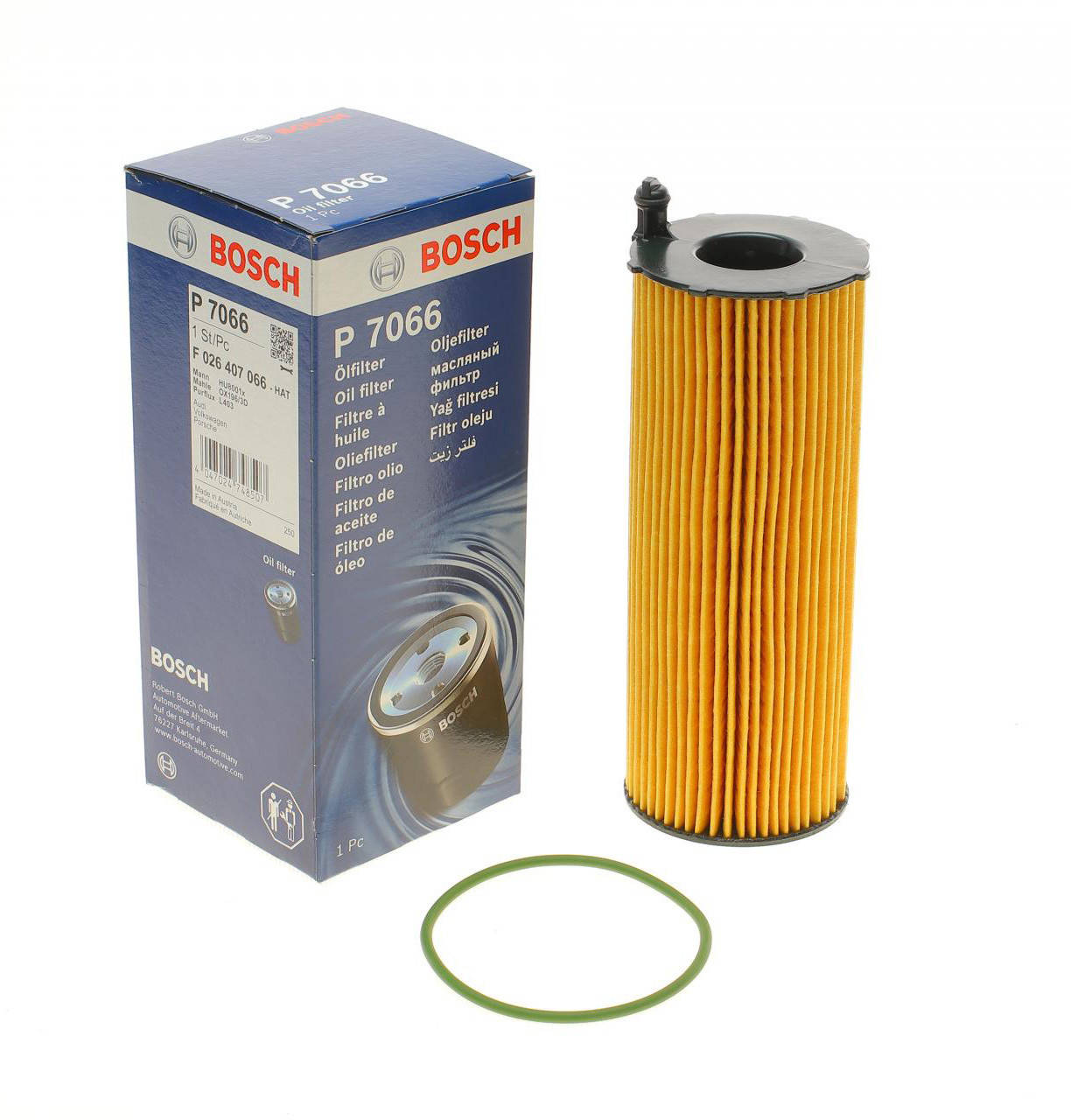 

Фильтр масляный Bosch F026407066 (Audi Volkswagen Porsche)
