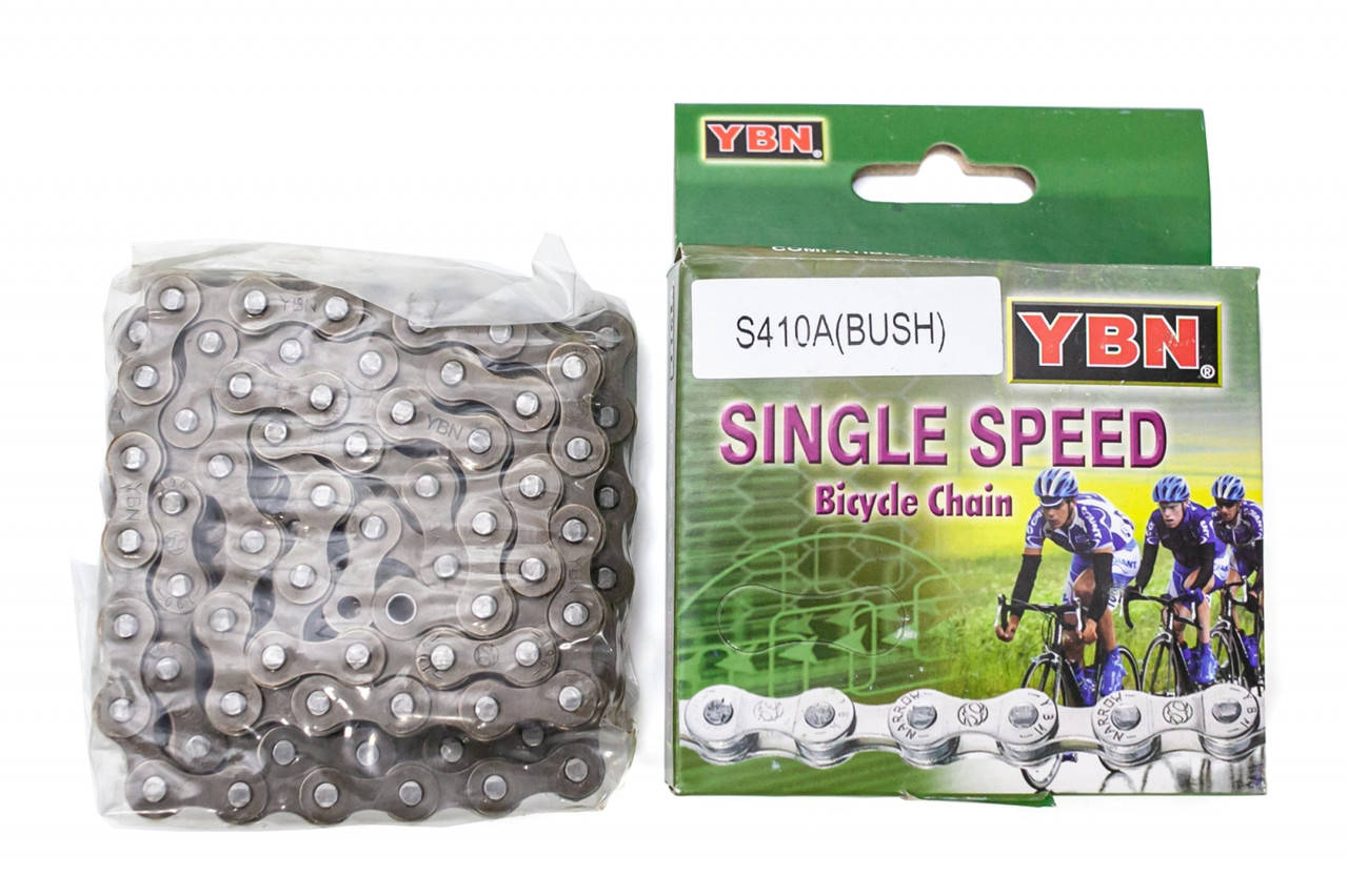 

Цепь для велосипеда YBN S410A, односкоростная (Single Speed) 114 звеньев