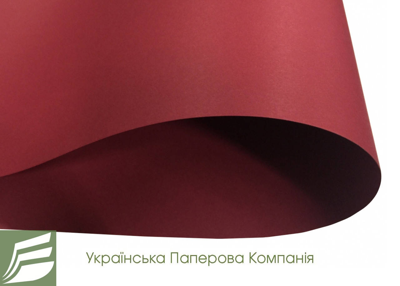 

Дизайнерский картон Creative board, матовый бордовый, 270 гр/м2