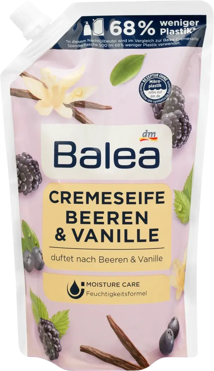 

Жидкое крем - мыло Balea Beeren & Vanille (запаска), 500 ml