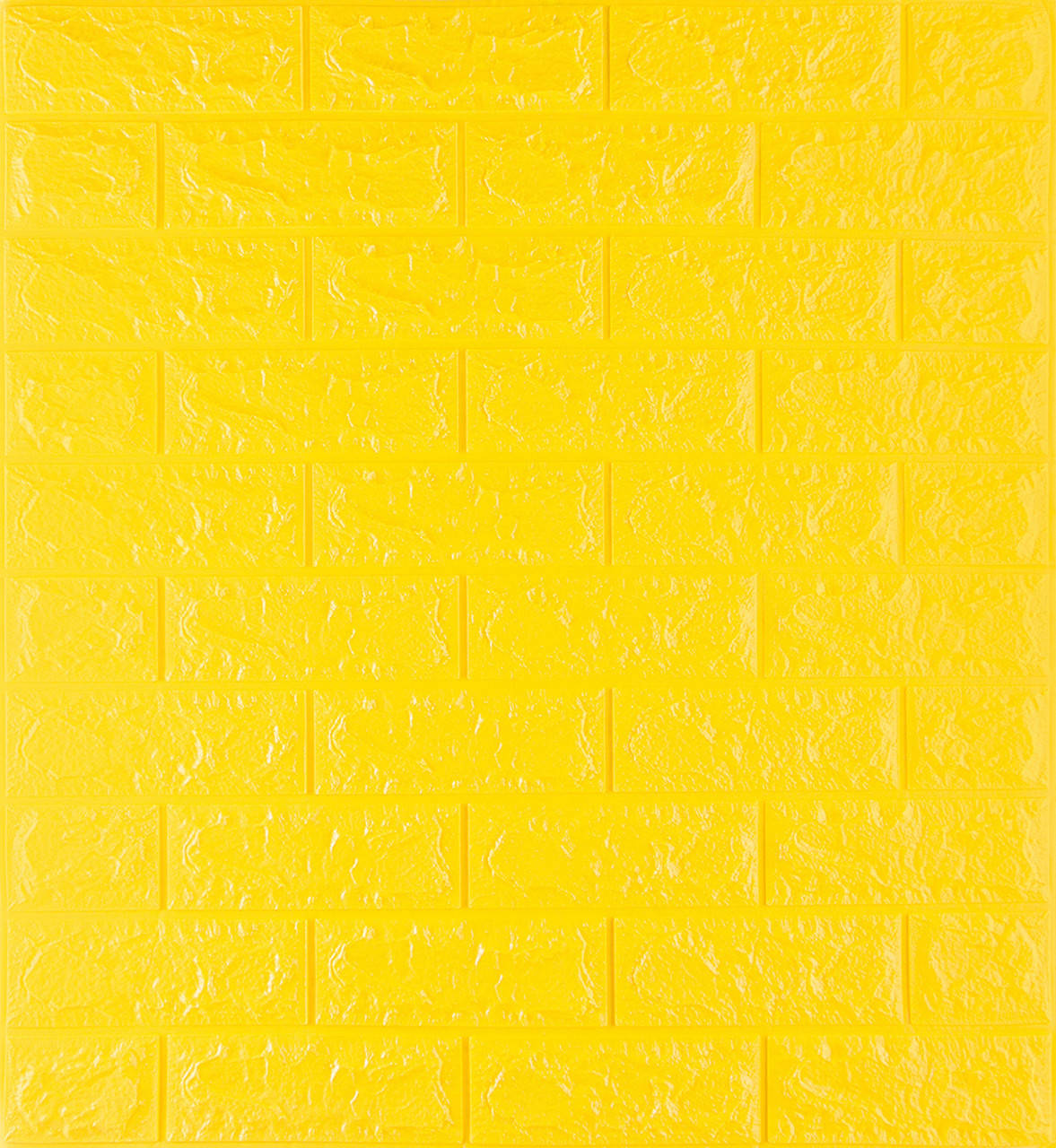 

Самоклейка декоративна 3D панель під жовту цеглу 700x770x7мм