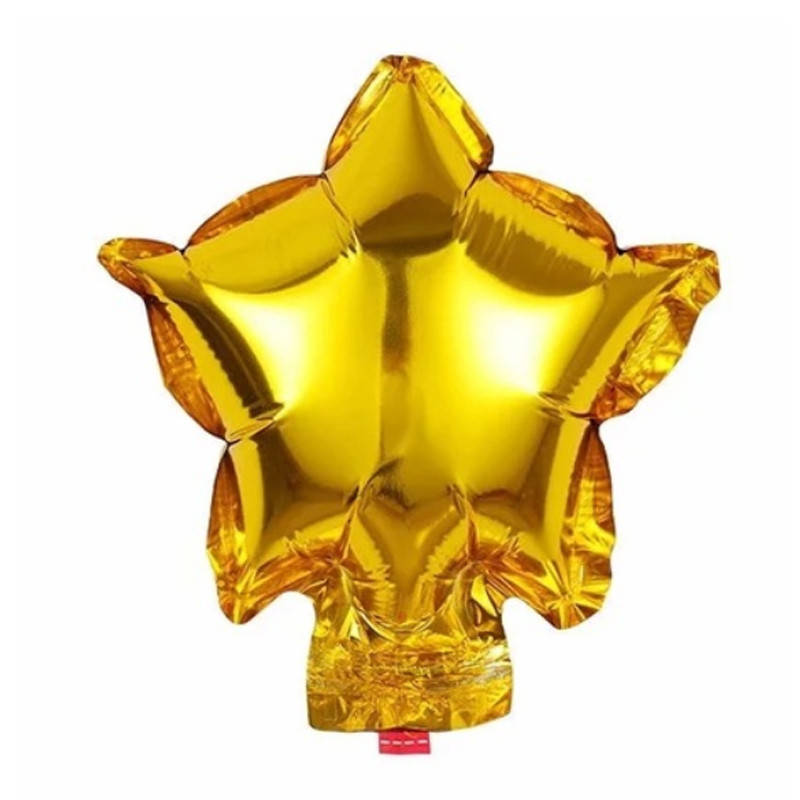 

Фольгированный шар микро-звезда золото 4" Китай, Золотистый