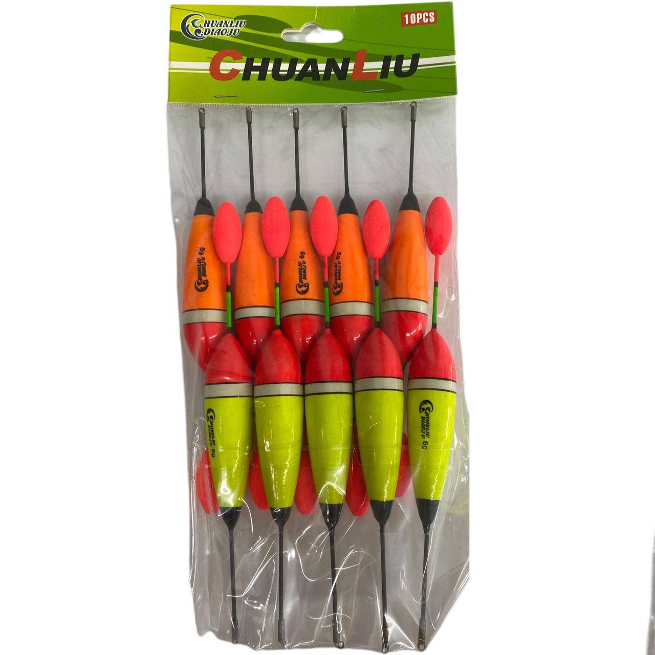

Поплавки Feima Chuanliu 6g | 10 шт.