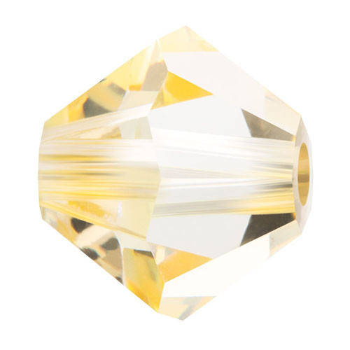 

Хрустальные биконусы Preciosa (Чехия) 4 мм Crystal Blond Flare, Желтый