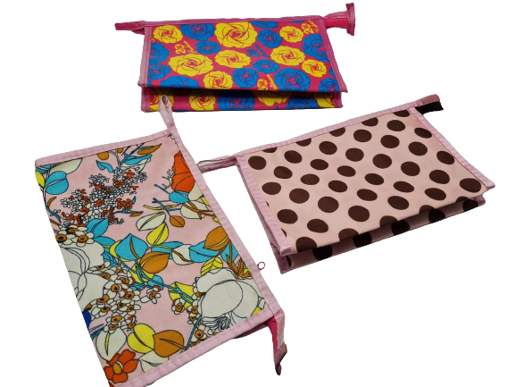 

Косметичка пенал на молнии с узорами, цвета в ассортименте, Разные цвета