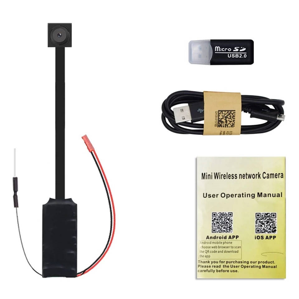 

Видеорегистратор 1080P Full HD Ultra Mini, Wi-Fi, гибкая видеокамера, видео аудио рекордер