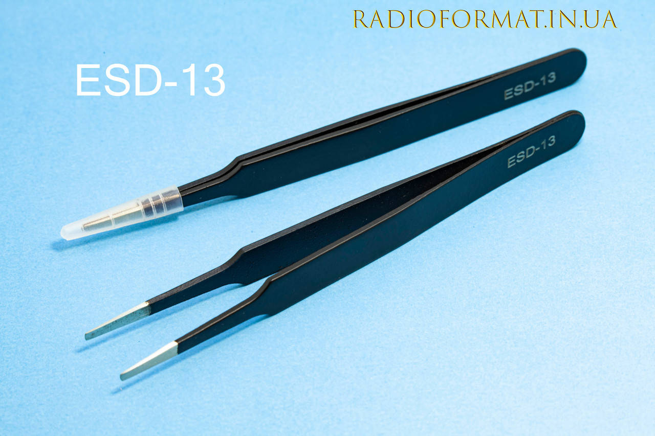 

Пинцет ESD-13 антистатический прямой 120 мм