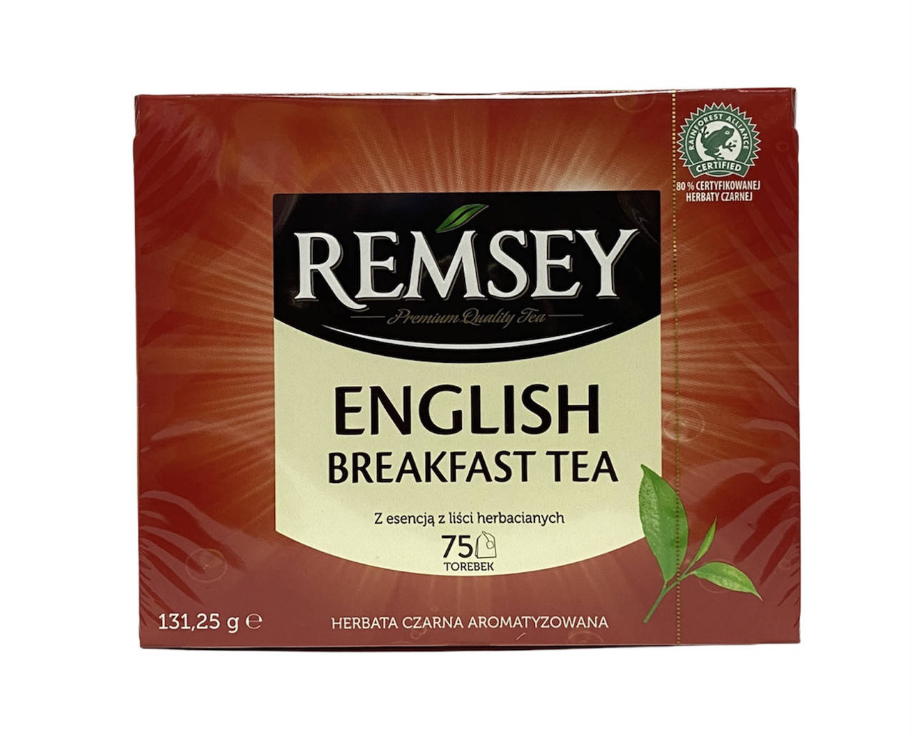 

Чай чорний Remsey English Breakfast Tea 75 пакетиків 5900396020321