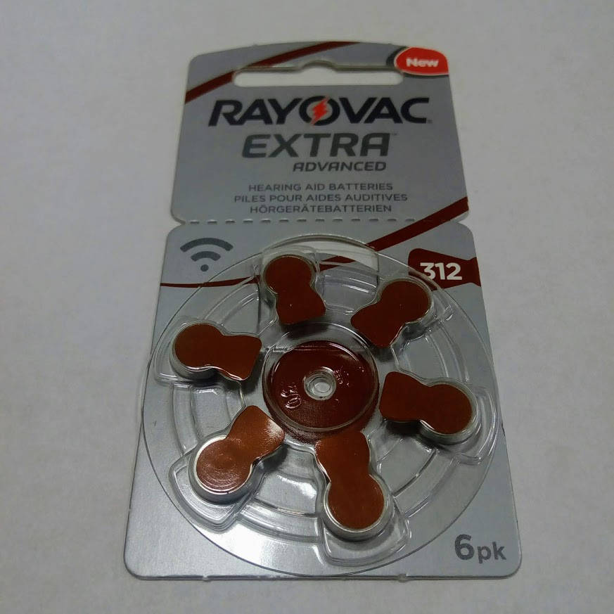 

Батарейки для слухових апаратів Rayovac 312