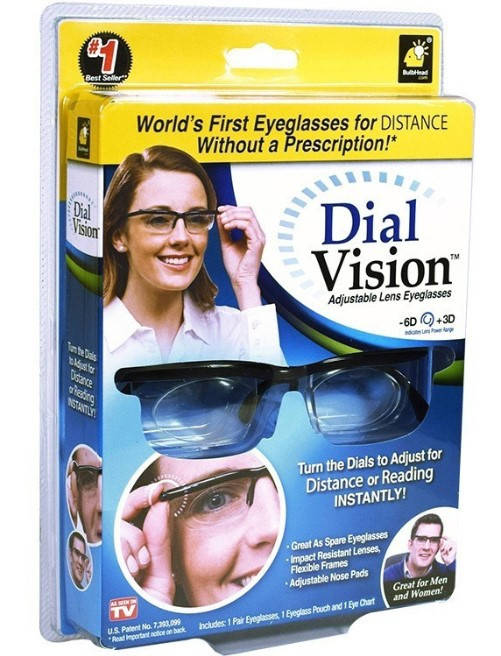 

Очки с регулировкой линз Dial Vision, Черный